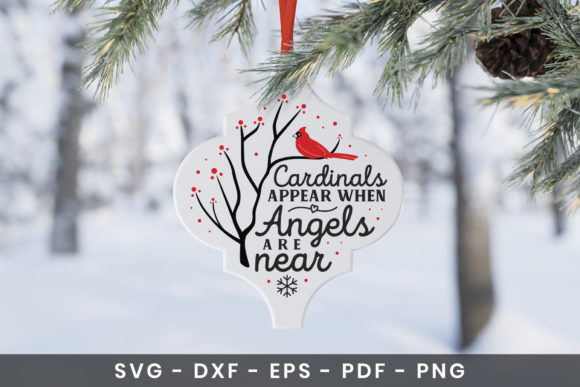 Christmas Memorial Arabesque Tile SVG for Crafts and Graphics