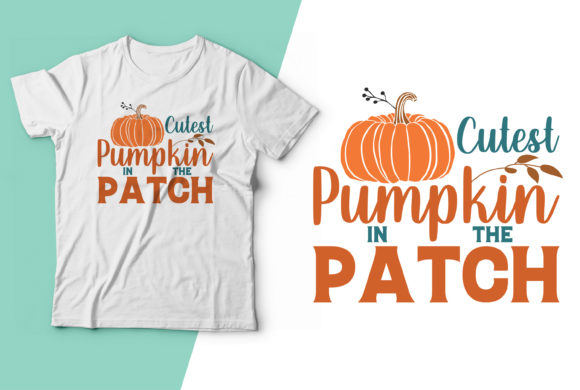 Cute Pumpkin Patch Halloween Svg T-shirt for Crafts and Graphics