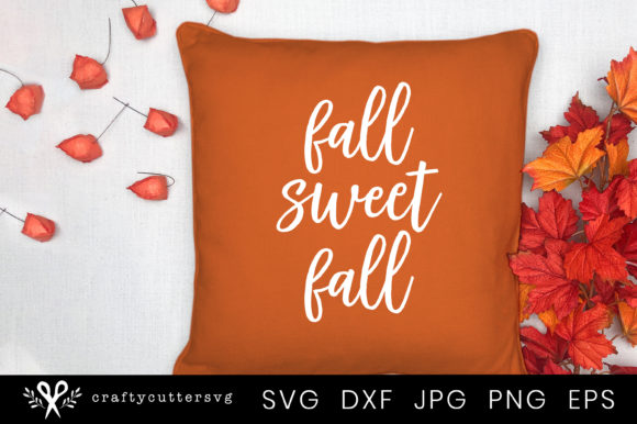 Fall Sweet Fall Autumn Quote Clipart for Crafts and Graphics