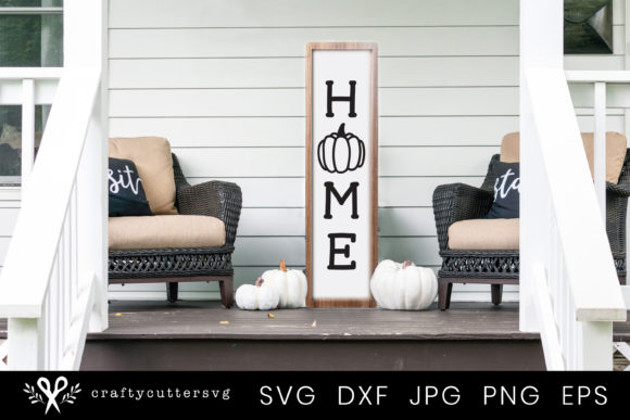Home Fall Quote Porch Sign Graphics for Crafts