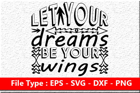 Motivational Quote Design for Crafts and Graphics